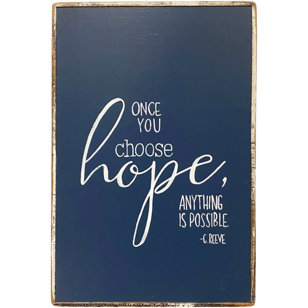 Choose Hope Blue Painting