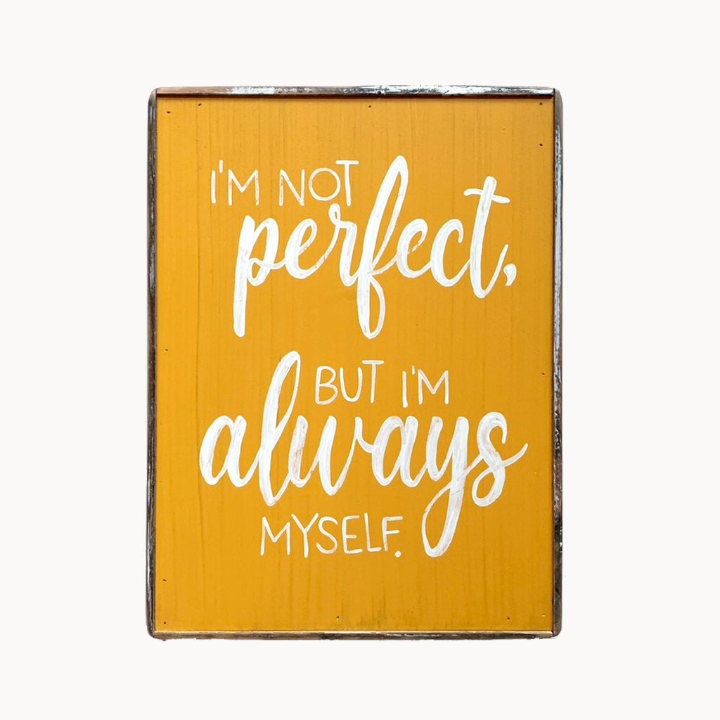 I'm Not Perfect painting - true RED betty