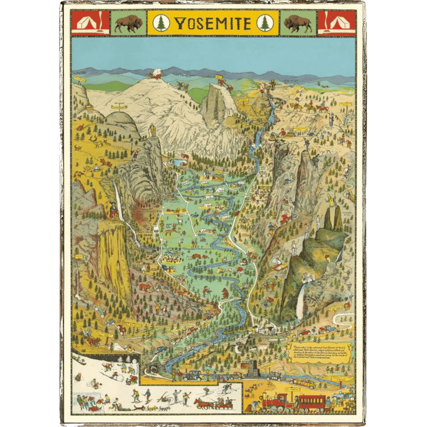 Yosemite Framed Poster - true RED betty