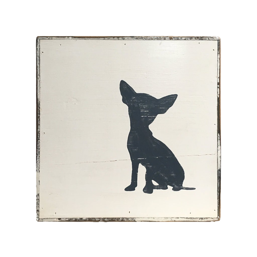 Chihuahua Silhouette painting