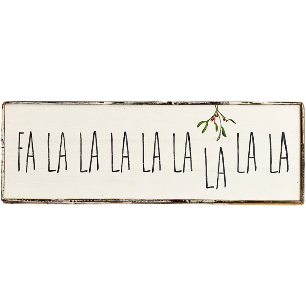 Fa La La White Painting