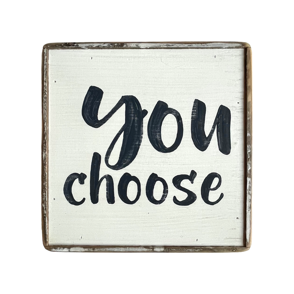 You choose white painting