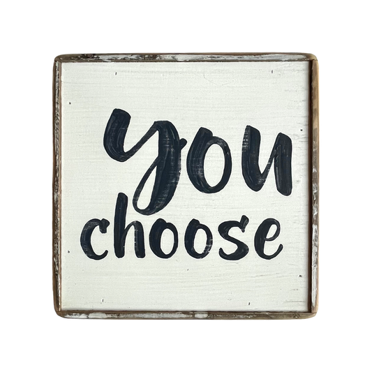 You choose white painting