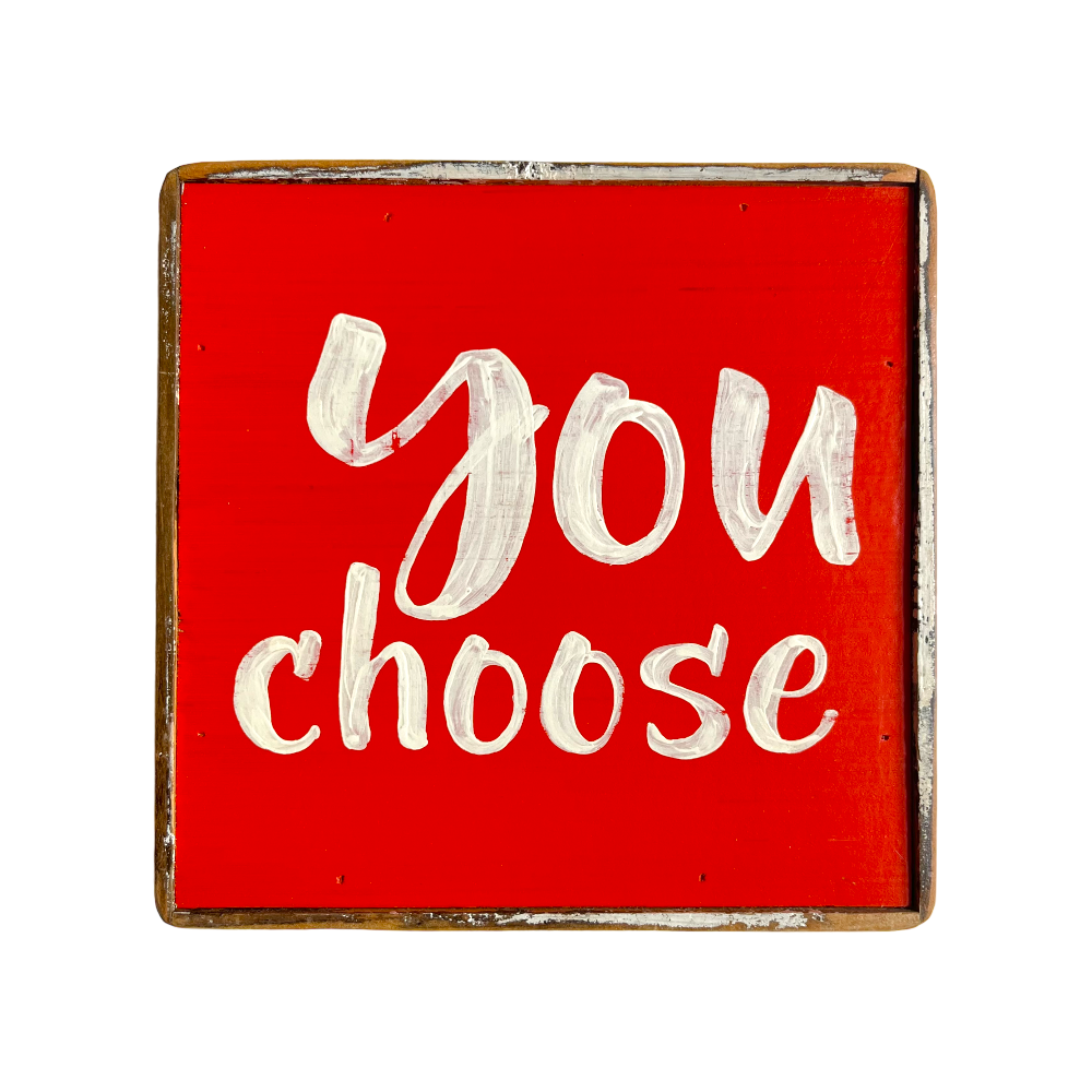 You choose orange painting