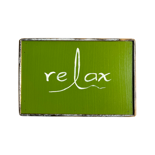 Relax green painting