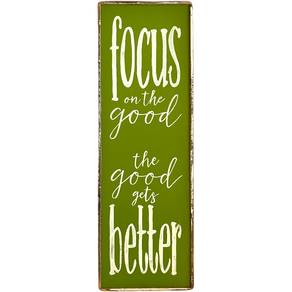 Focus on good green painting