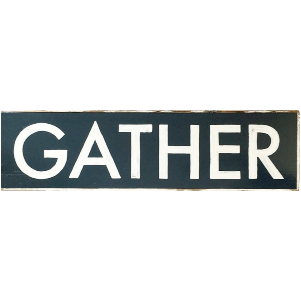 Gather licorice black painting