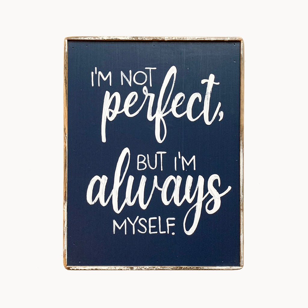 I'm Not Perfect painting - true RED betty