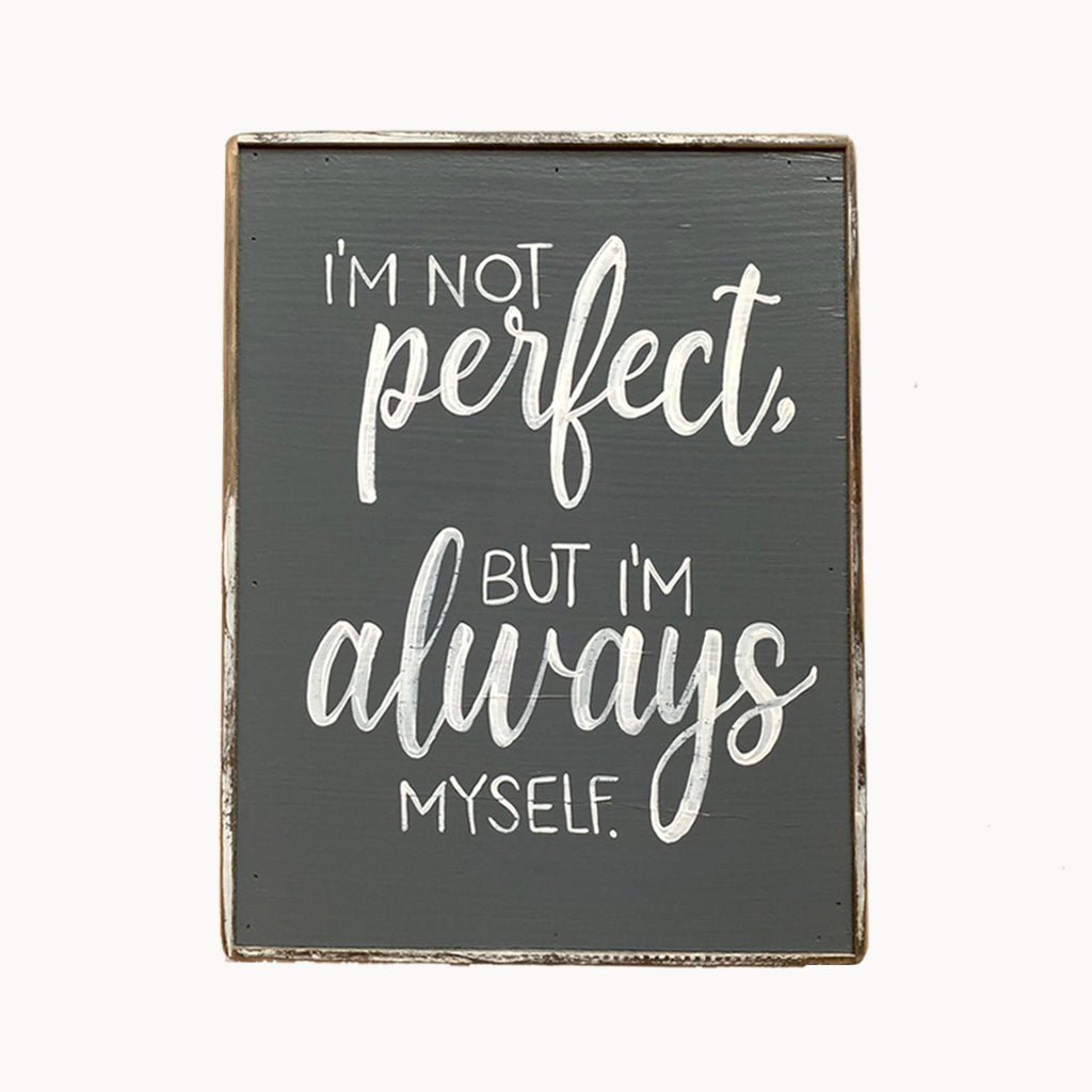 I'm Not Perfect painting - true RED betty