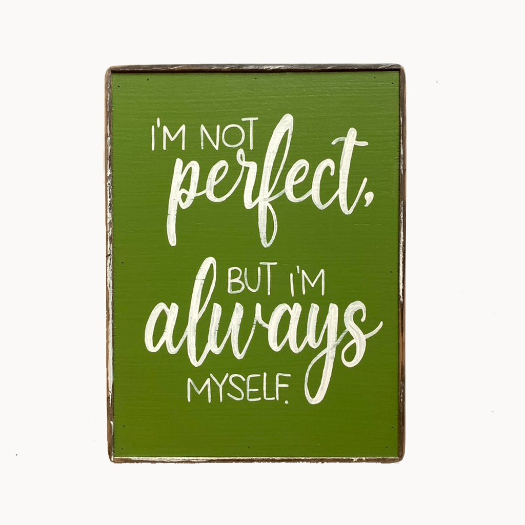 I'm Not Perfect painting - true RED betty