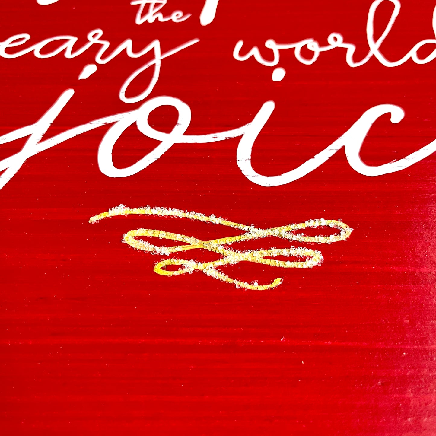 The Thrill of Hope painting