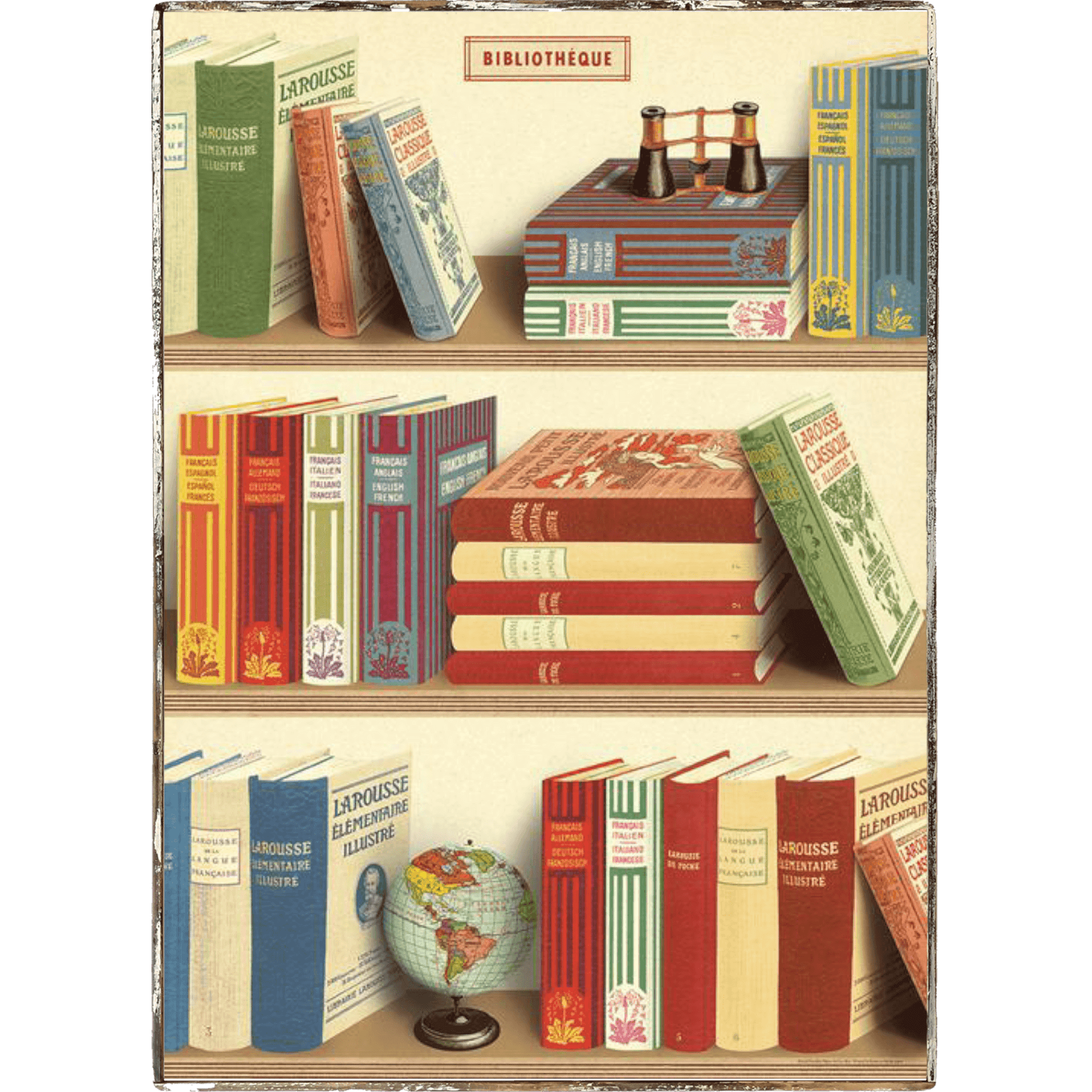 Library Bookshelf Framed Poster - true RED betty