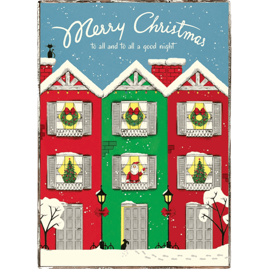 Merry Christmas to All Framed Poster - true RED betty