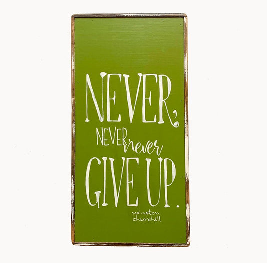 Never Never Never Give Up - true RED betty
