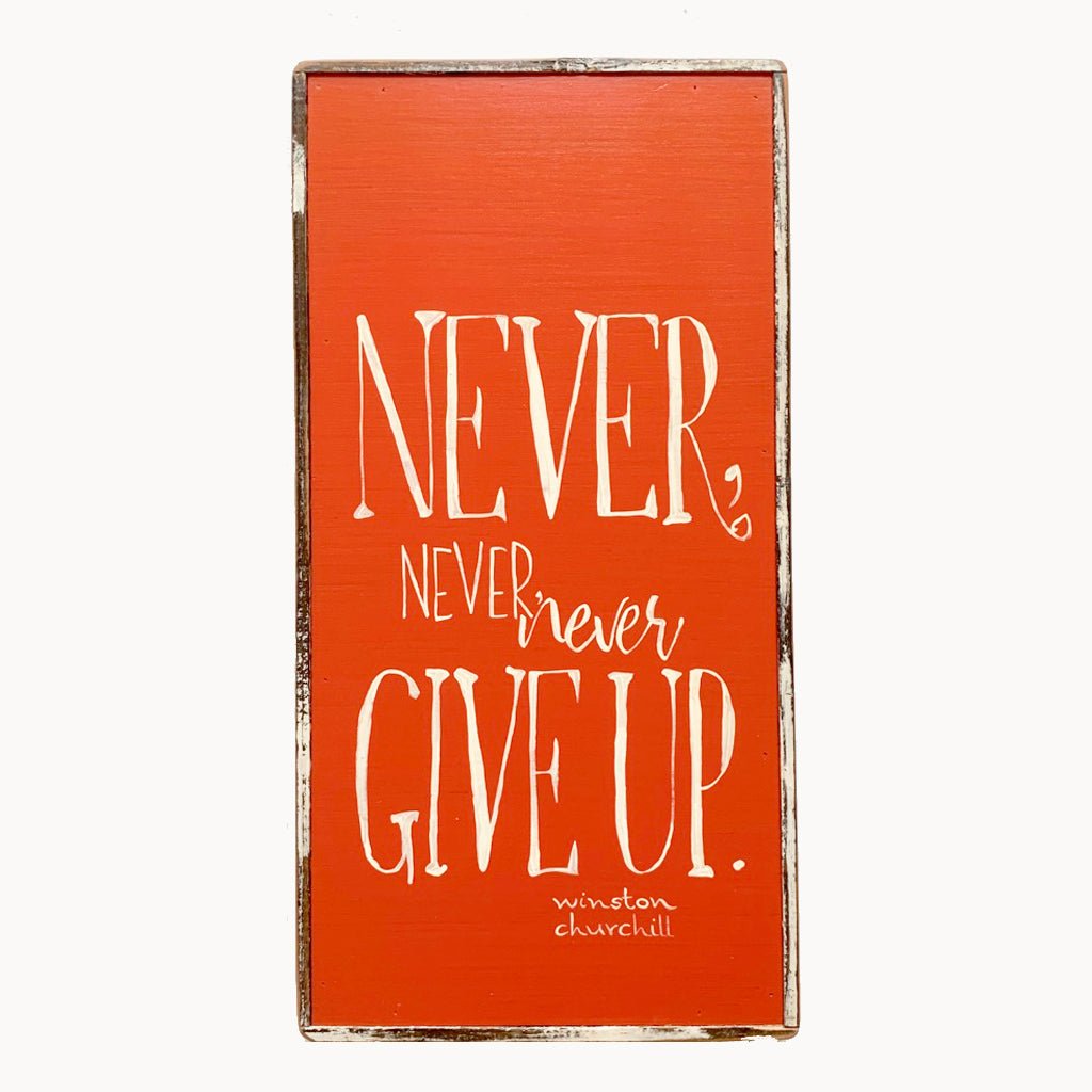 Never Never Never Give Up - true RED betty