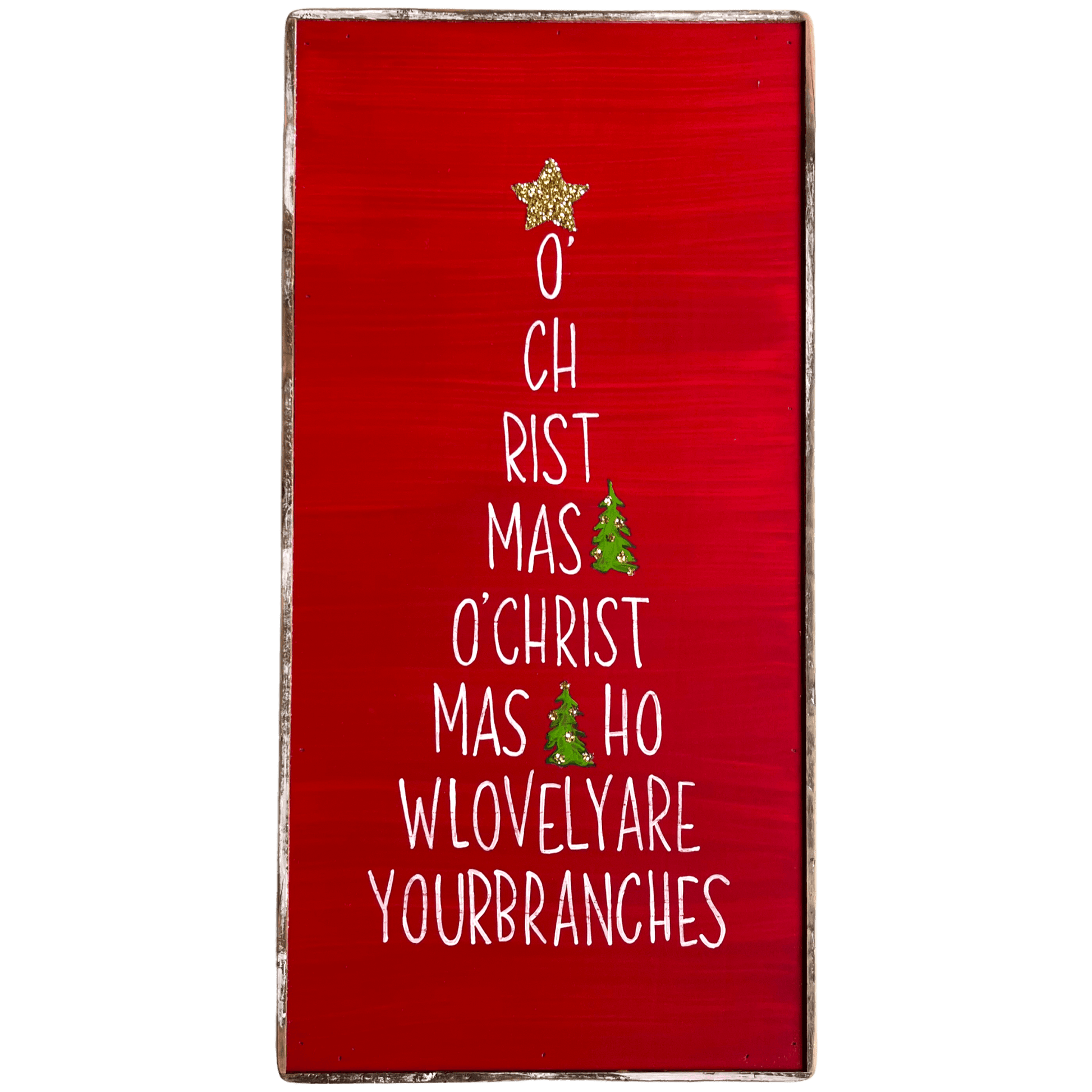 O' Christmas Tree - true RED betty