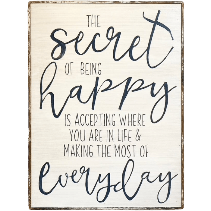 The Secret of Being Happy - true RED betty