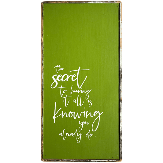 The Secret to Having It All - true RED betty