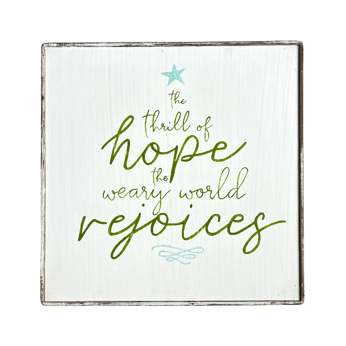 The Thrill of Hope painting - true RED betty