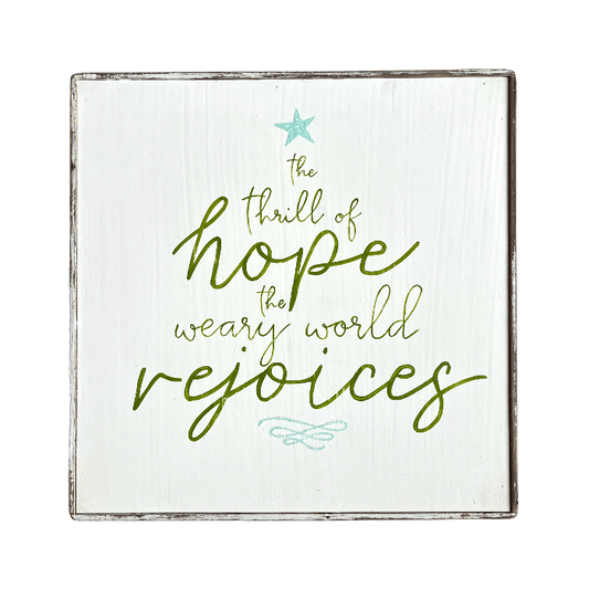 The Thrill of Hope painting - true RED betty