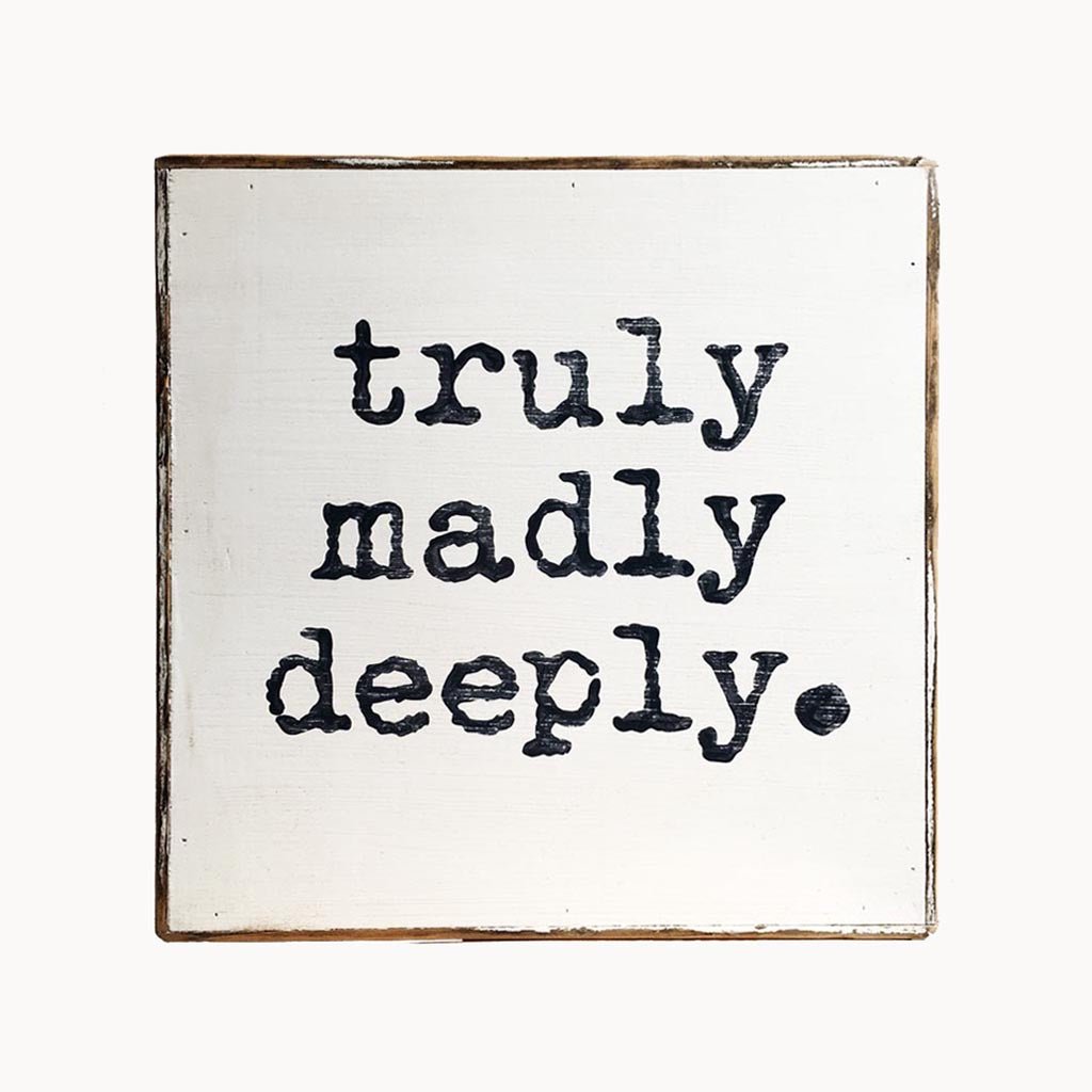 truly madly deeply. - true RED betty