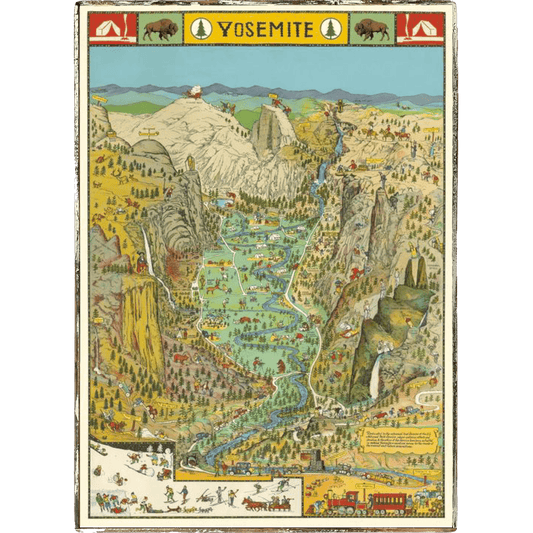 Yosemite Framed Poster - true RED betty